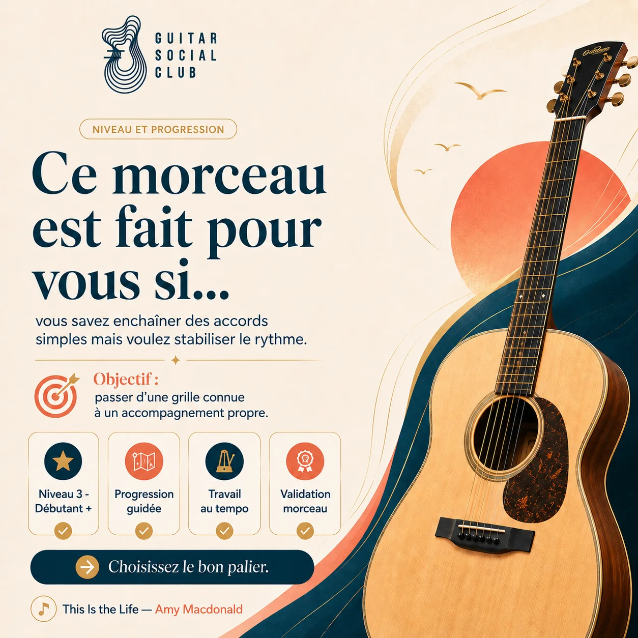 Diagnostic niveau et progression pour This Is the Life