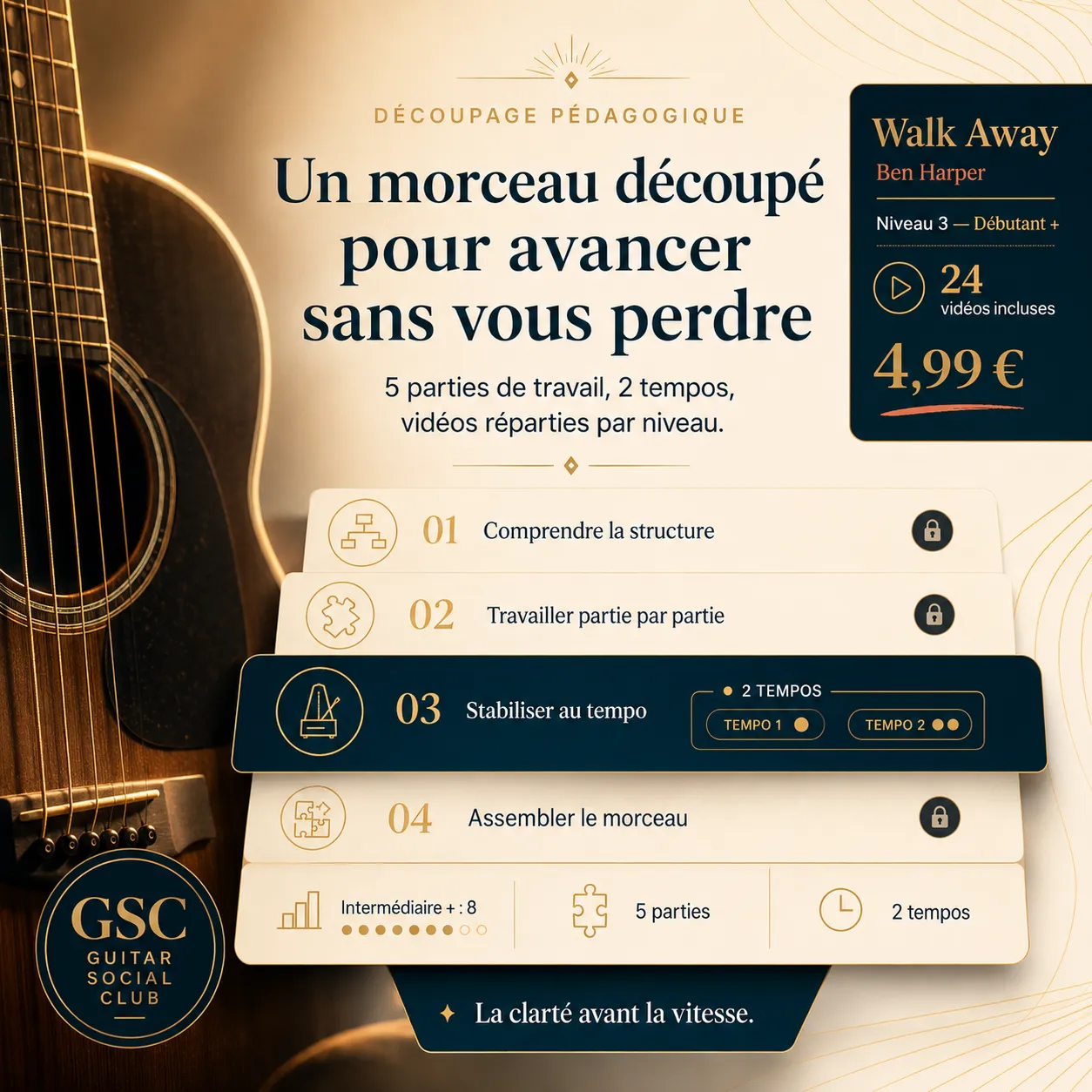 Parcours de travail GSC pour apprendre Walk Away