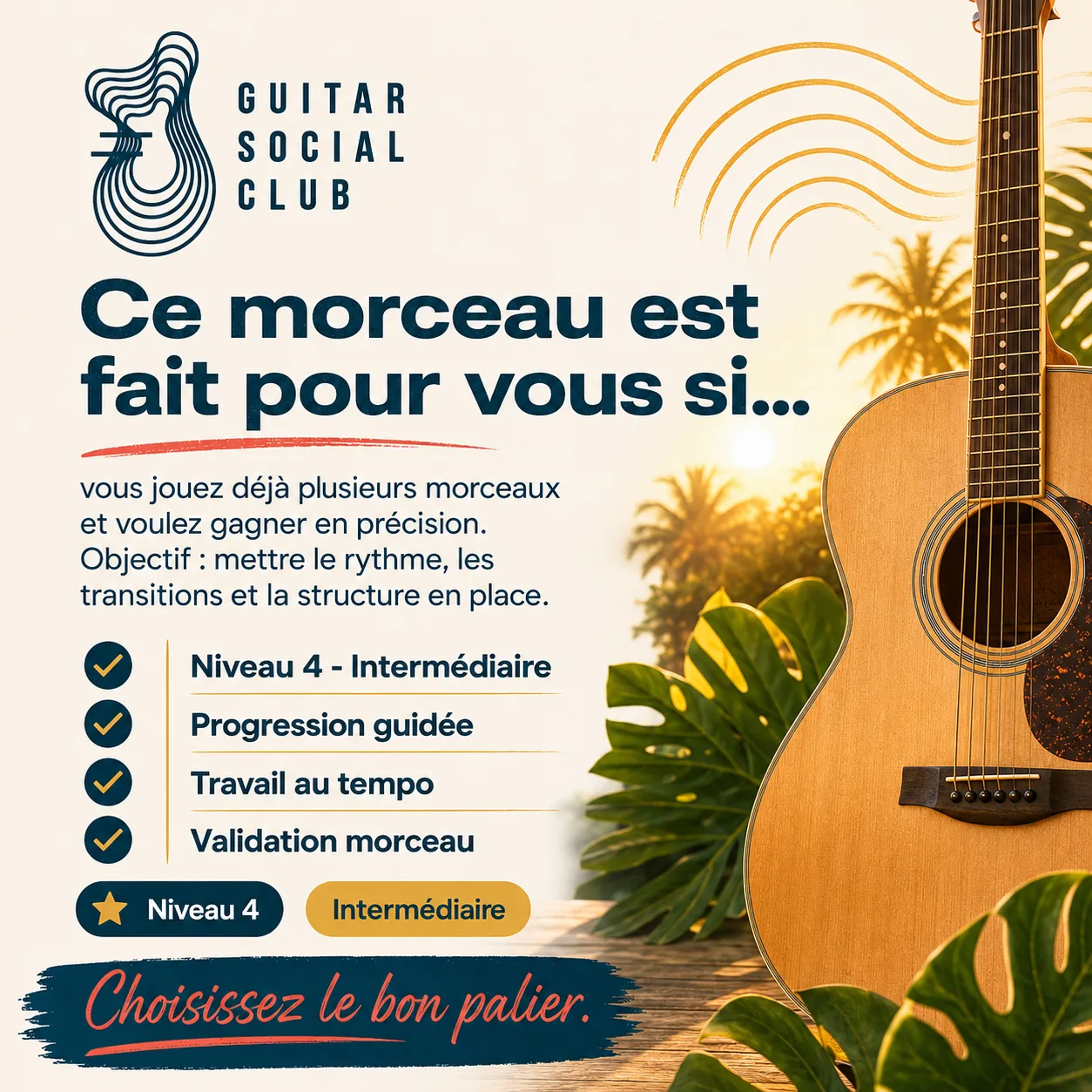 Diagnostic niveau et progression pour I Shot the Sheriff