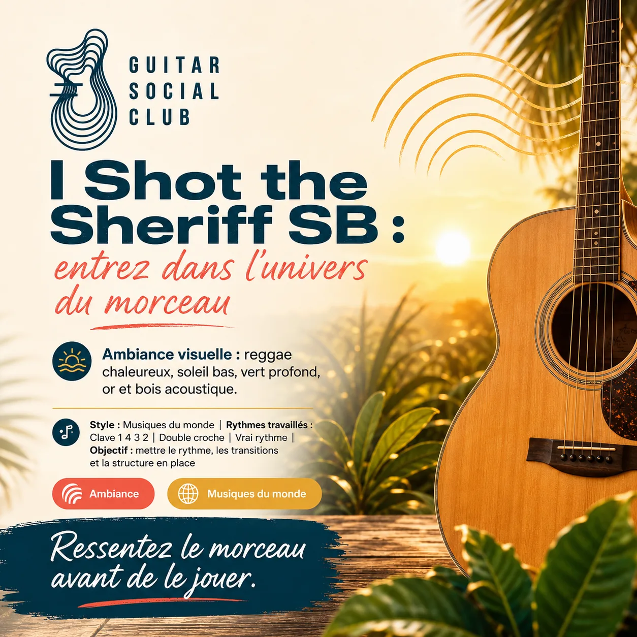 Ambiance musicale originale pour I Shot the Sheriff sans pochette ni artiste