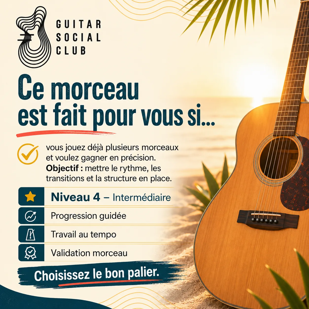 Diagnostic niveau et progression pour I Shot the Sheriff