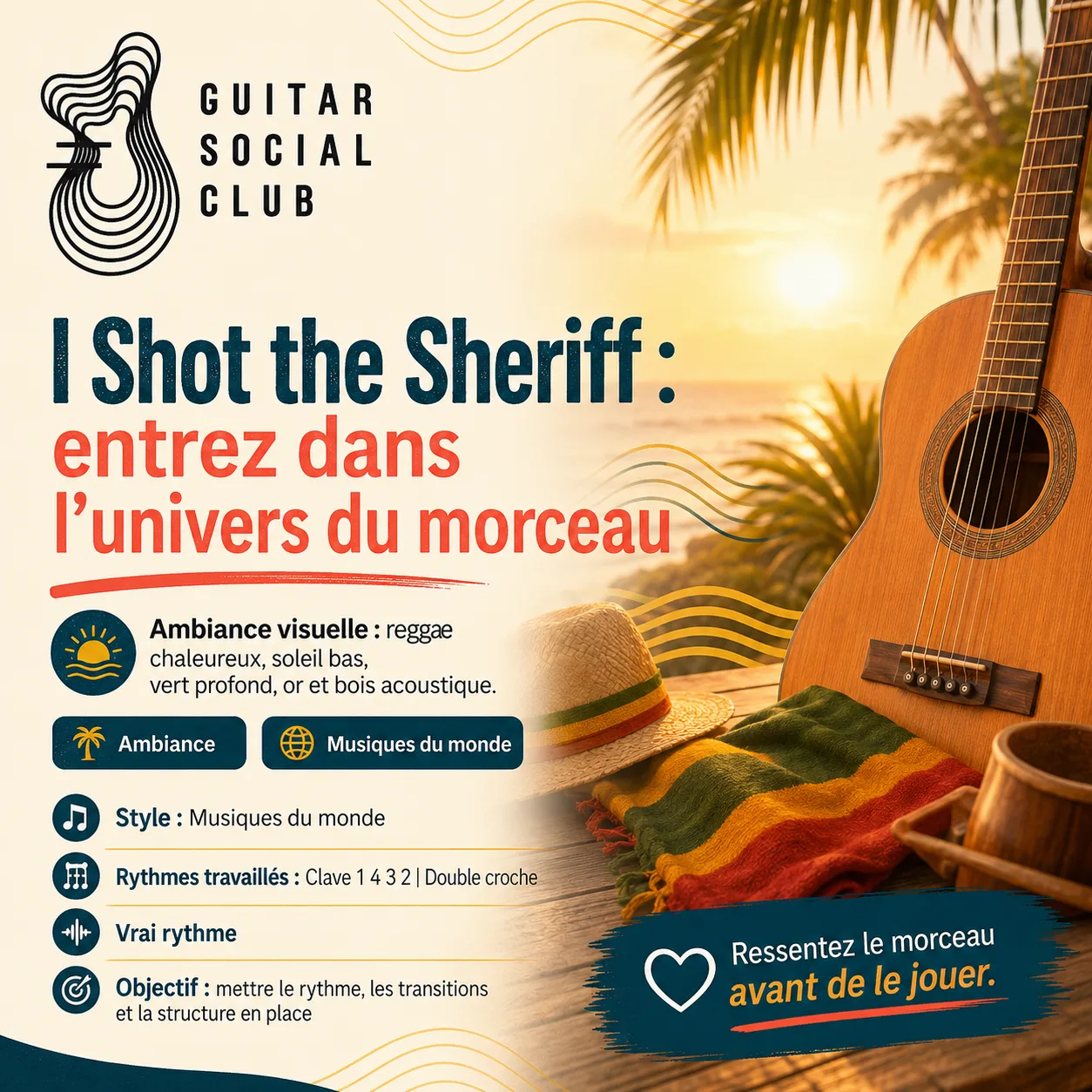 Ambiance musicale originale pour I Shot the Sheriff sans pochette ni artiste