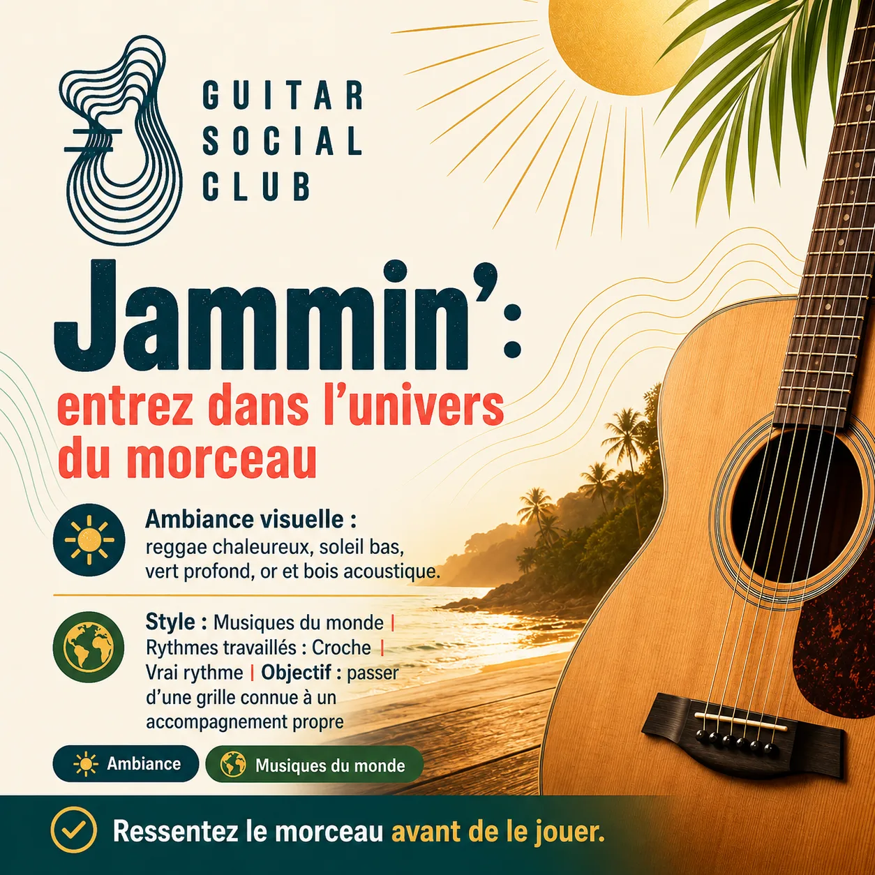 Ambiance musicale originale pour Jammin' sans pochette ni artiste