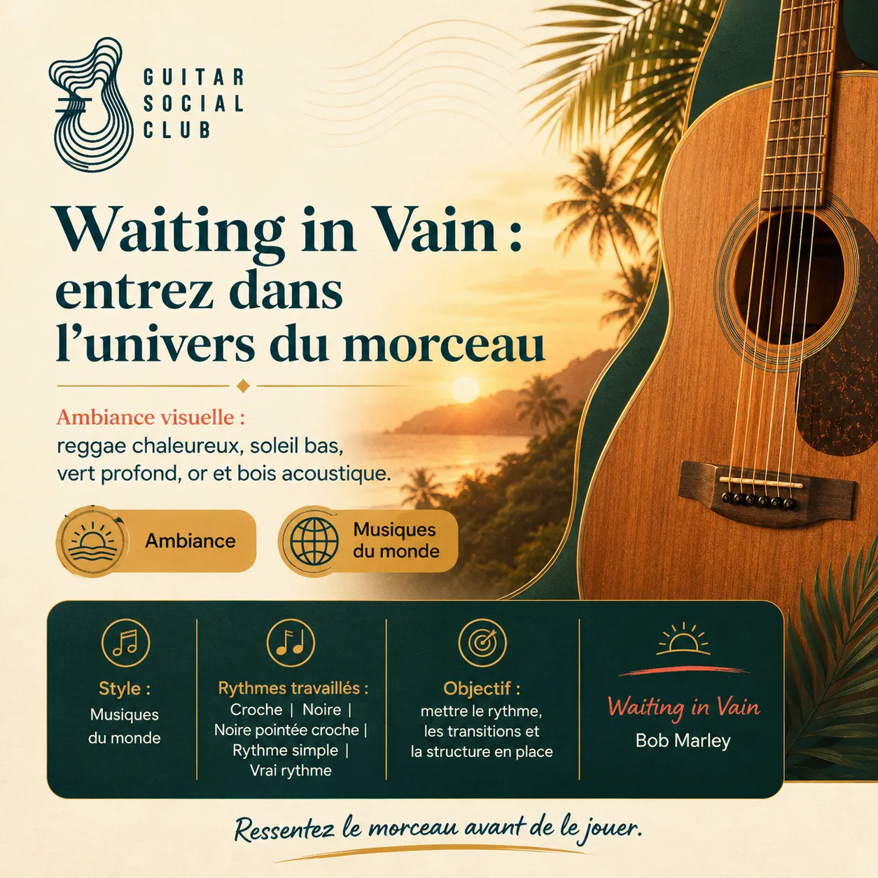 Ambiance musicale originale pour Waiting in Vain sans pochette ni artiste