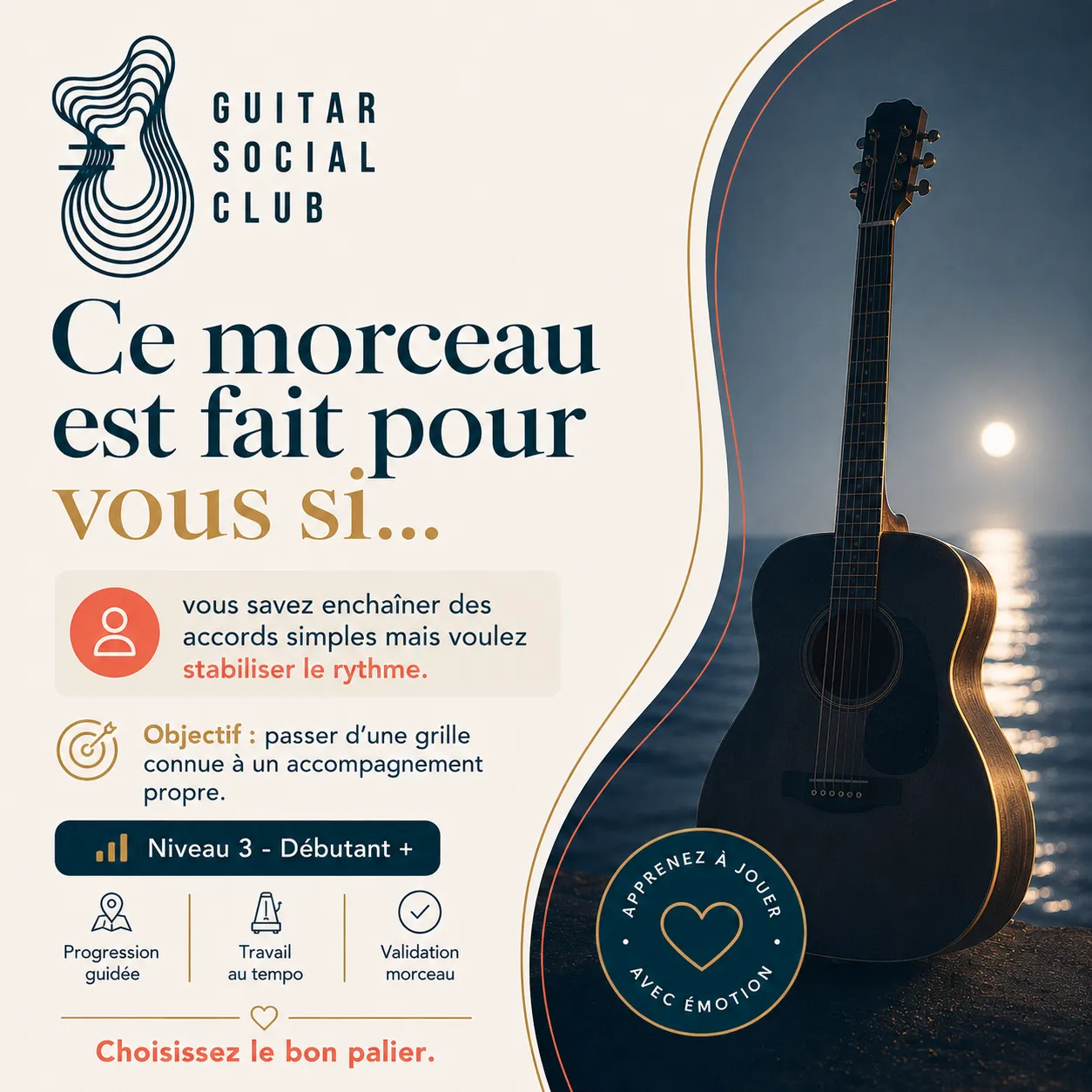 Avant après pédagogique pour transformer la grille en morceau sur Wicked Game
