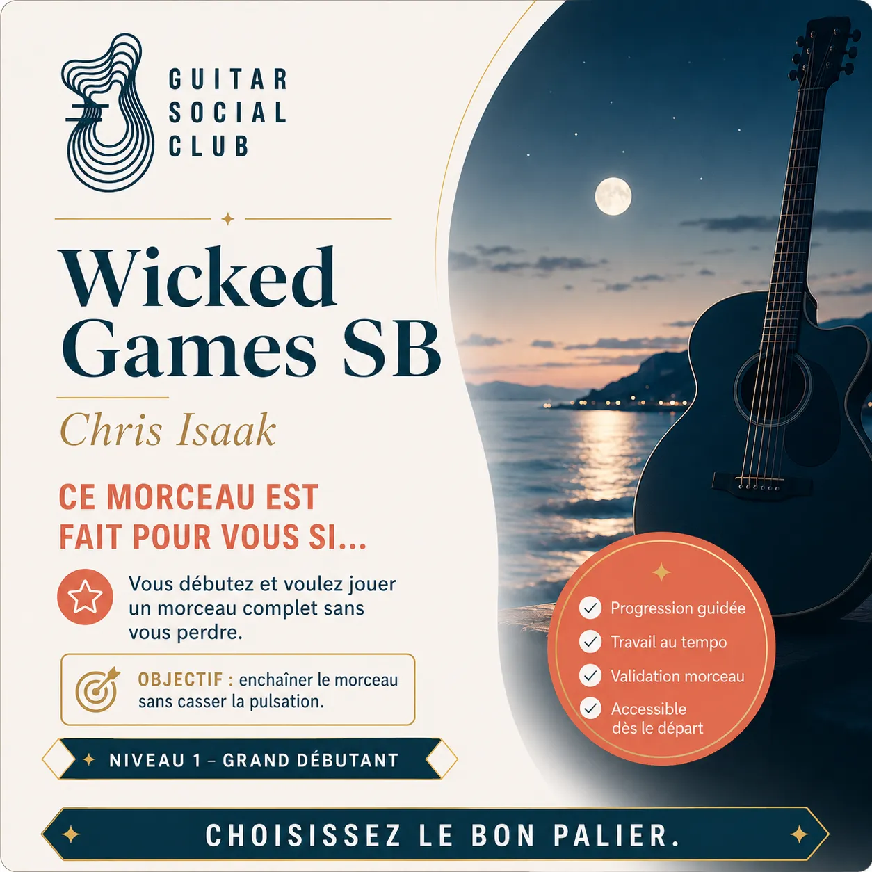 Diagnostic niveau grand débutant pour Wicked Games SB