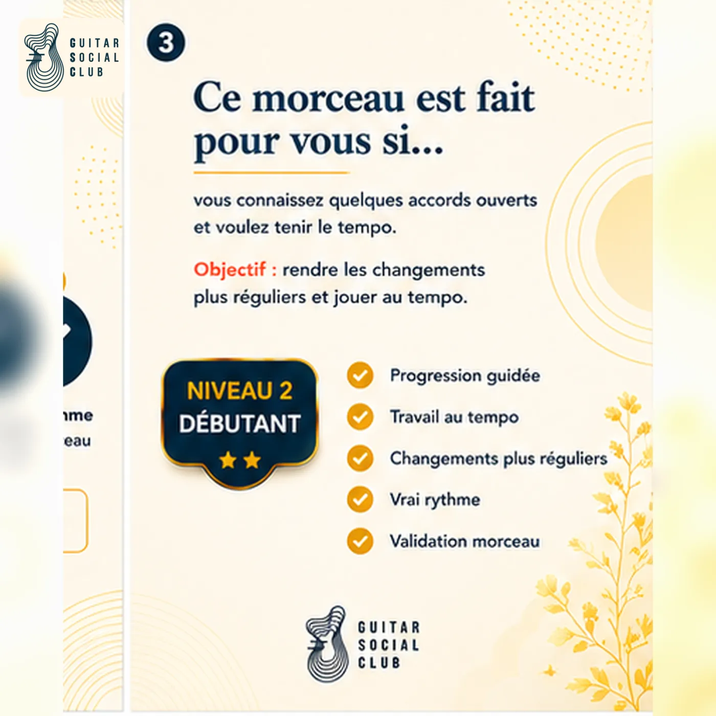 Diagnostic niveau débutant pour Yellow capo 4