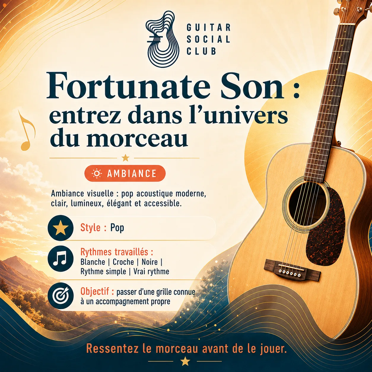 Ambiance musicale originale pour Fortunate Son sans pochette ni artiste