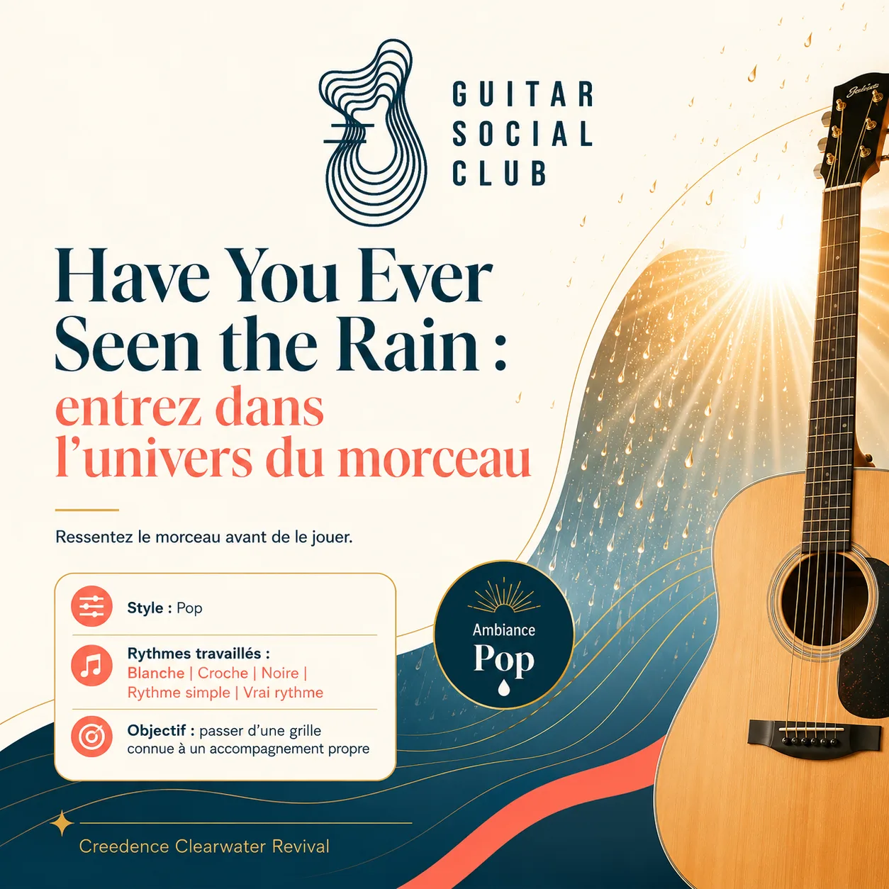 Ambiance musicale originale pour Have You Ever Seen the Rain sans pochette ni artiste