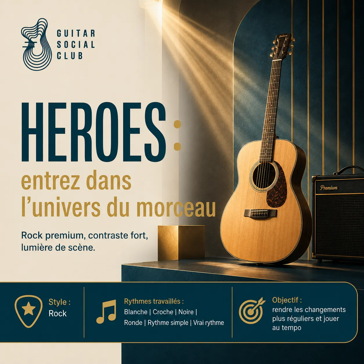 Découpage pédagogique en cinq parties pour Heroes