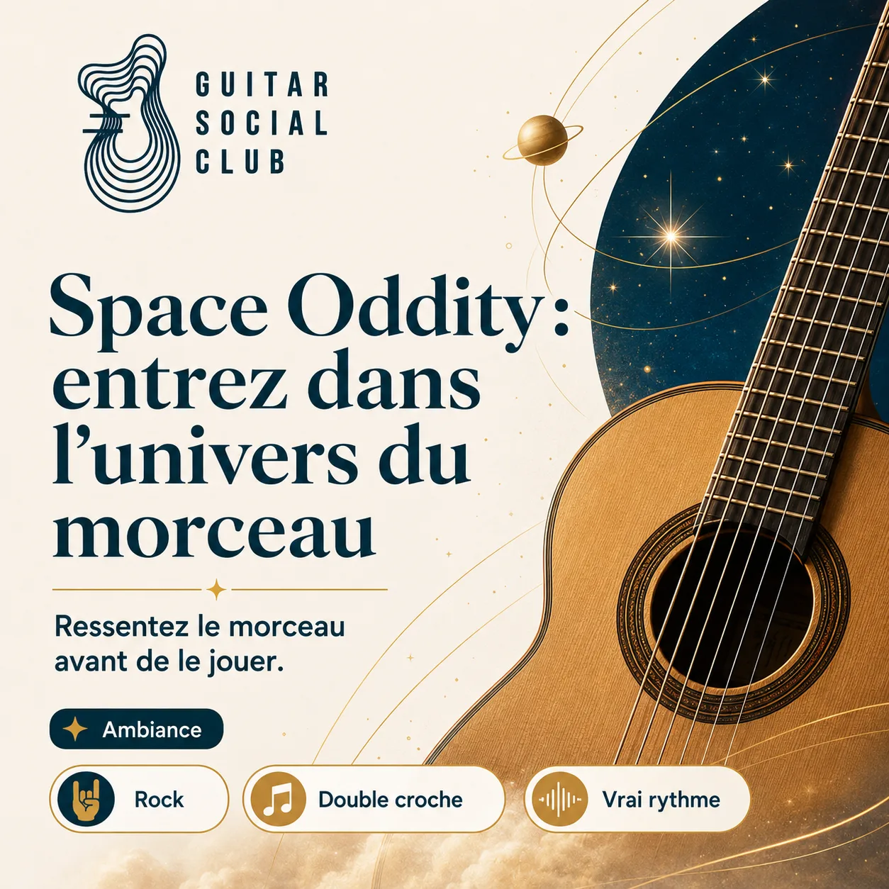 Ambiance musicale originale pour Space Oddity sans pochette ni artiste