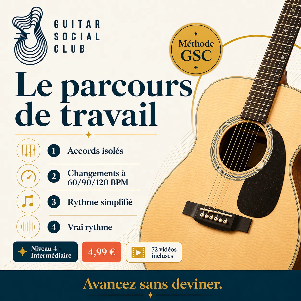 Parcours de travail GSC pour apprendre Hotel California capo 2