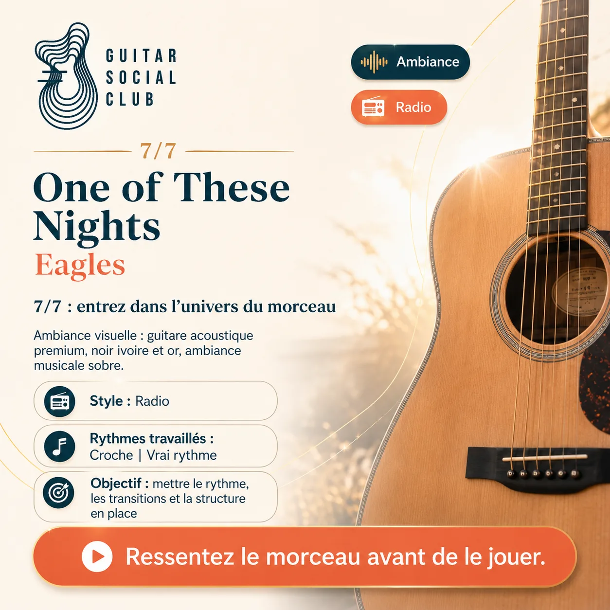 Ambiance musicale originale pour One of These Nights sans pochette ni artiste