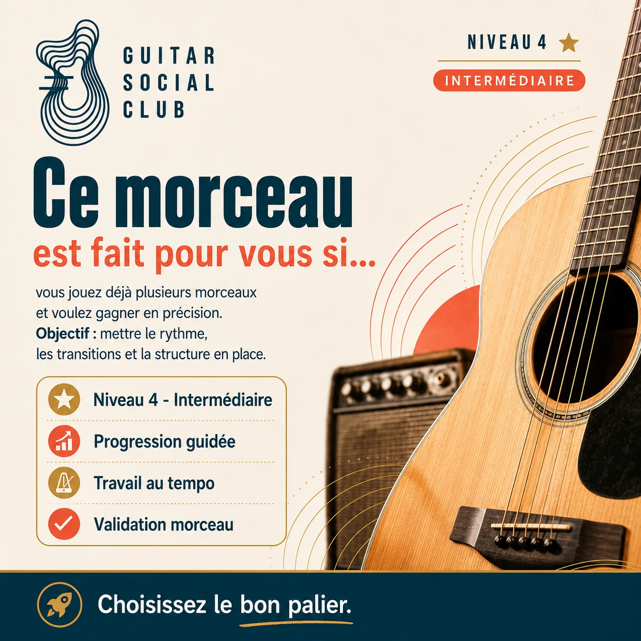 Diagnostic niveau et progression pour Big Me