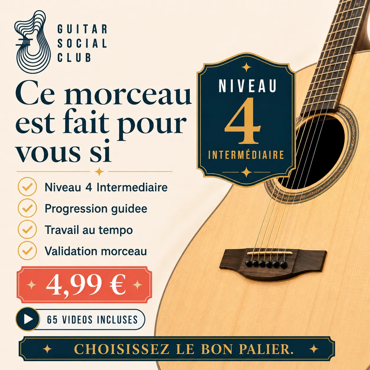 Diagnostic niveau et progression pour Don't Cry