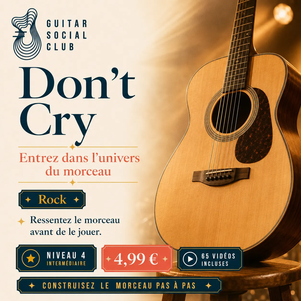 Ambiance musicale originale pour Don't Cry sans pochette ni artiste