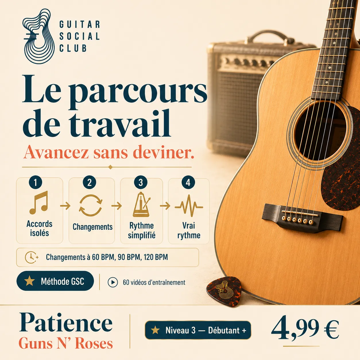 Parcours de travail GSC pour apprendre Patience