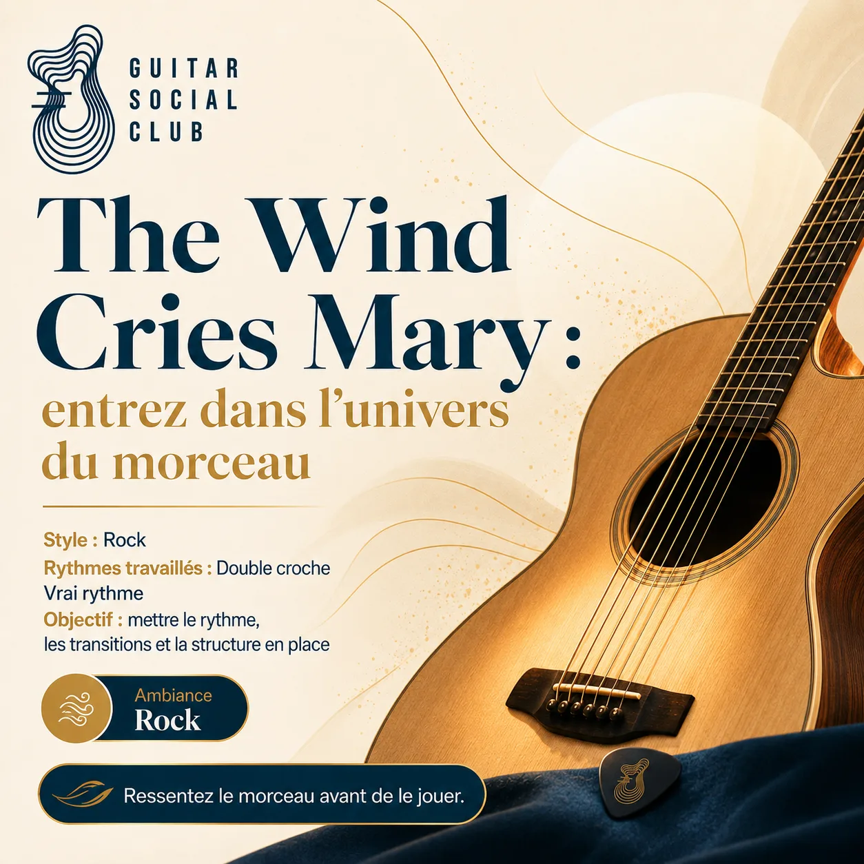 Ambiance musicale originale pour The Wind Cries Mary sans pochette ni artiste
