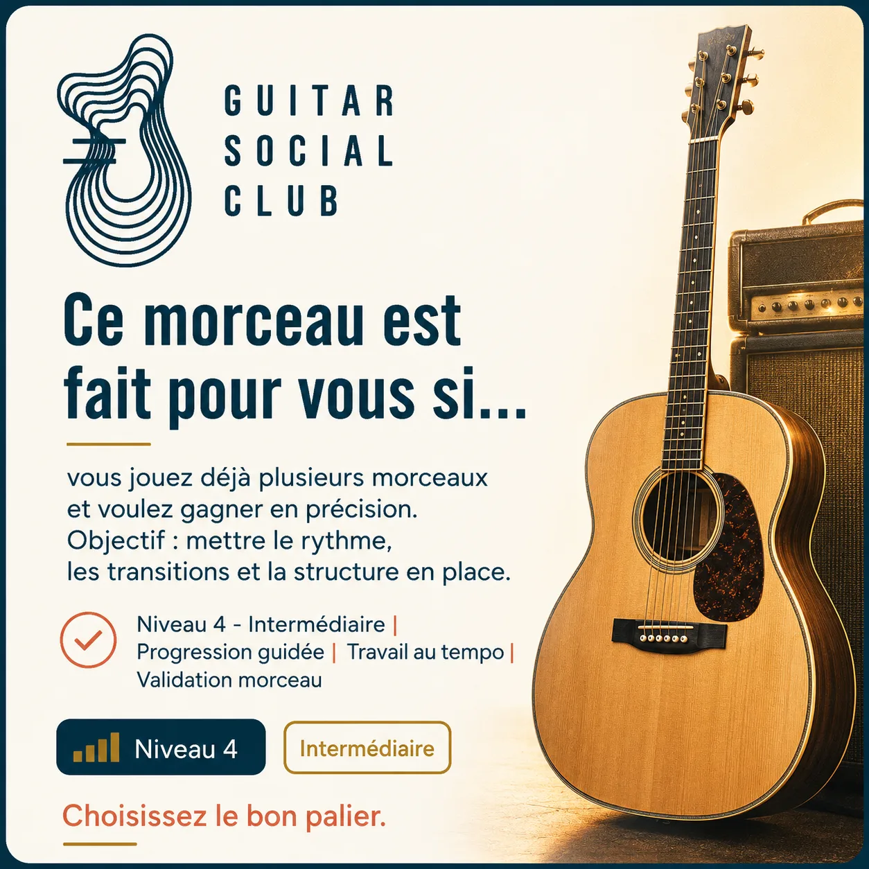 Diagnostic niveau et progression pour Babe I'm Gonna Leave You