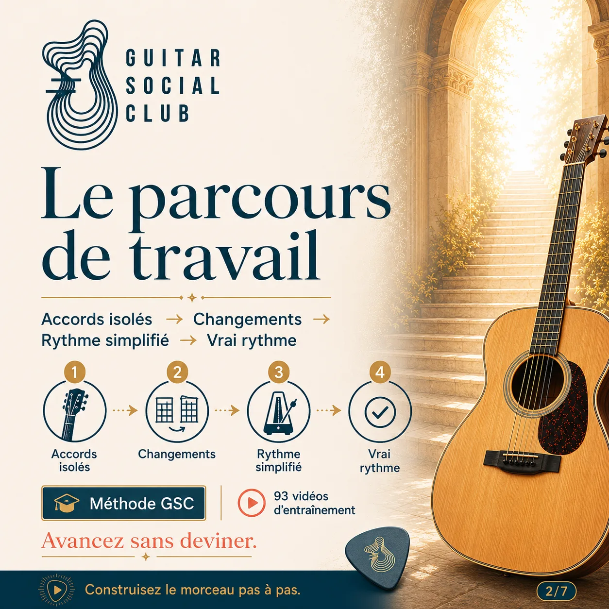Parcours de travail GSC pour apprendre Stairway to Heaven