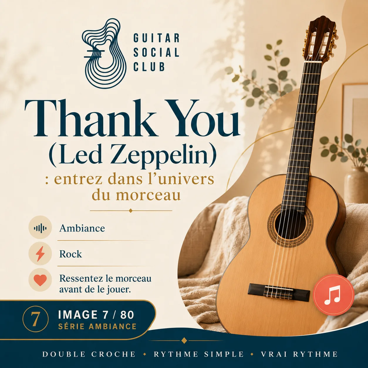 Ambiance musicale originale pour Thank You (Led Zeppelin) sans pochette ni artiste