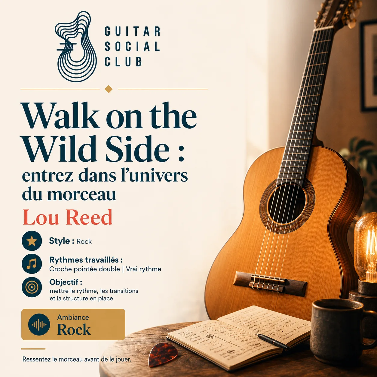 Ambiance musicale originale pour Walk on the Wild Side sans pochette ni artiste