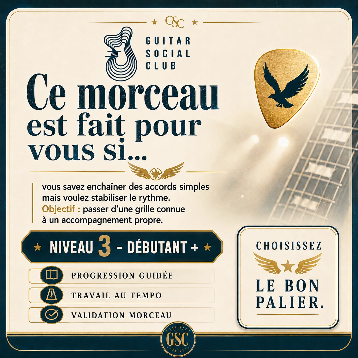 Diagnostic niveau et progression pour Free Bird