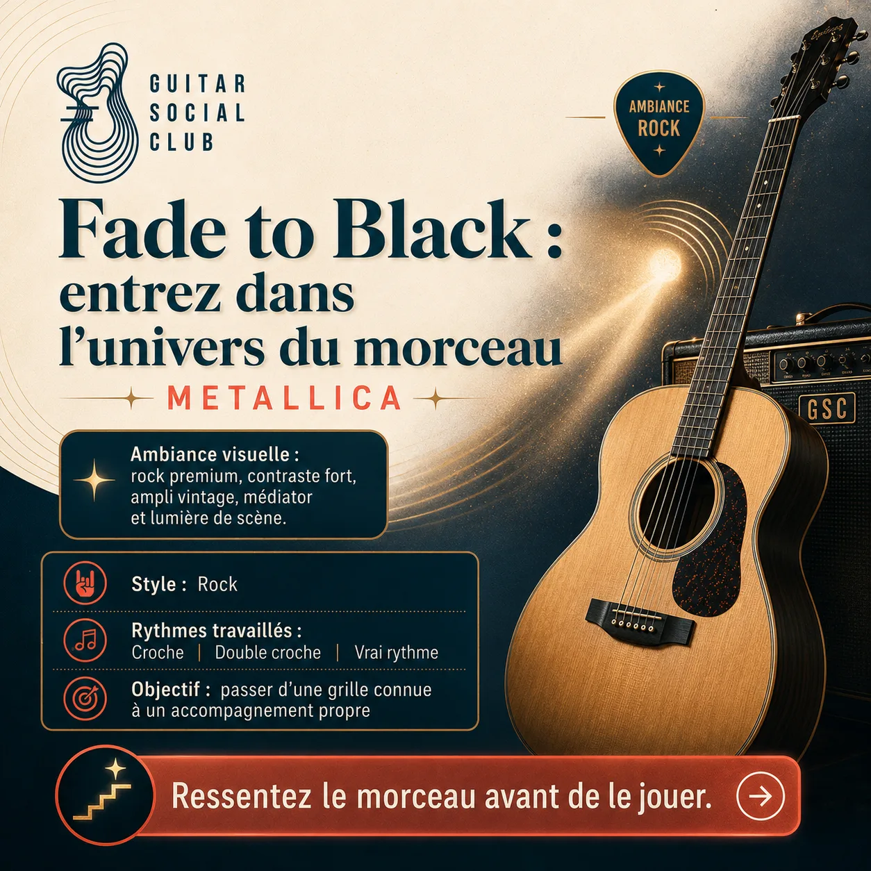 Ambiance musicale originale pour Fade to Black sans pochette ni artiste