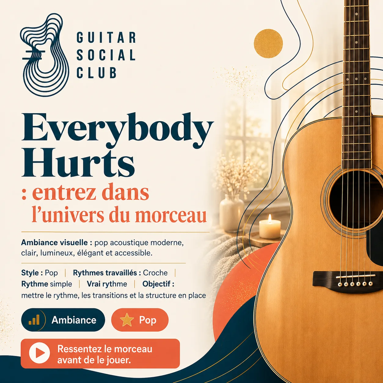 Ambiance musicale originale pour Everybody Hurts sans pochette ni artiste