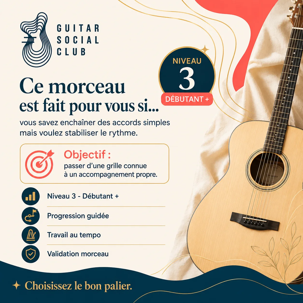 Diagnostic niveau et progression pour Losing My Religion