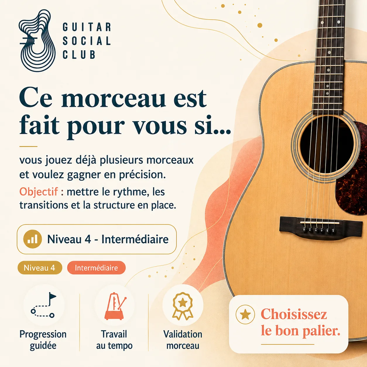 Diagnostic niveau et progression pour Fake Plastic Trees