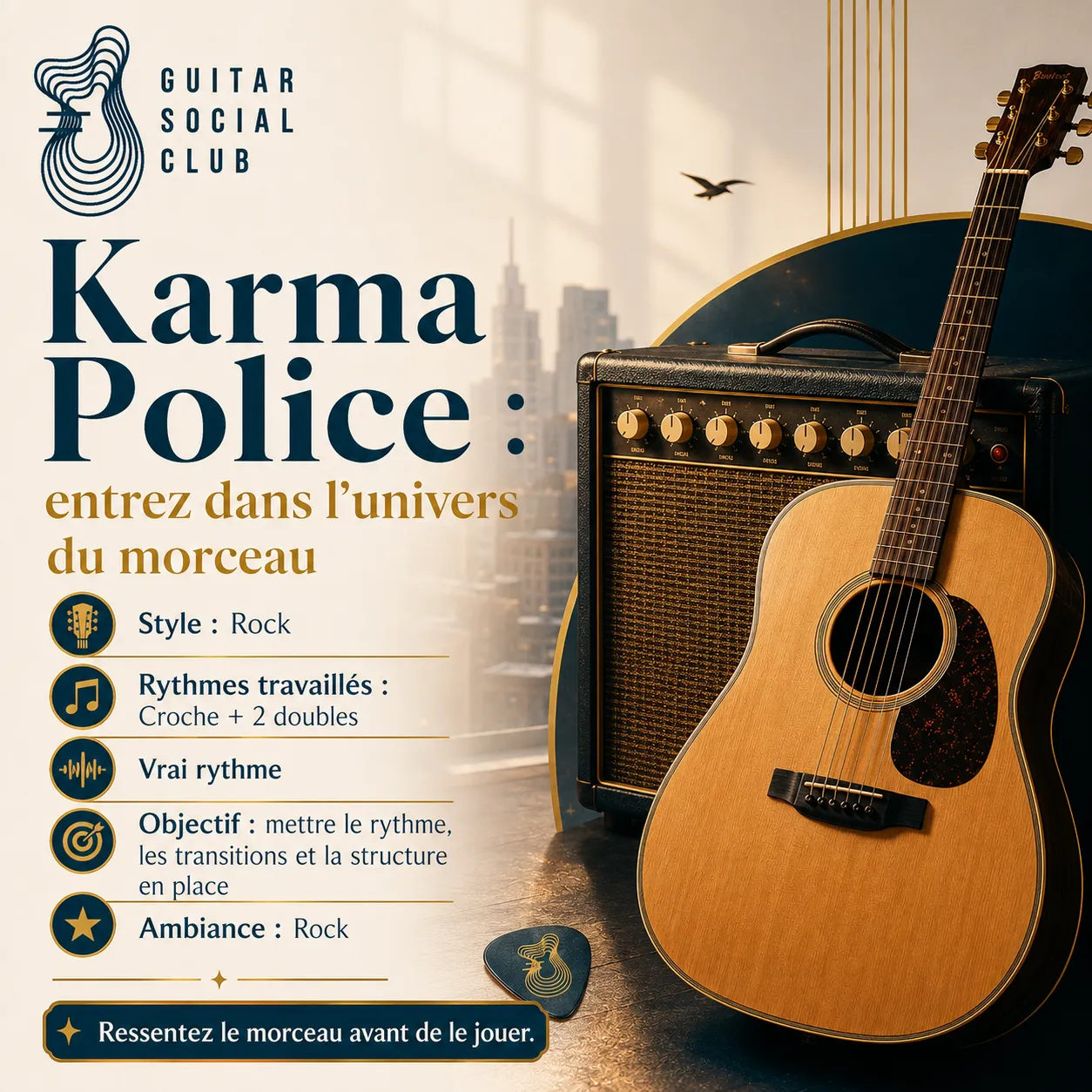 Ambiance musicale originale pour Karma Police sans pochette ni artiste