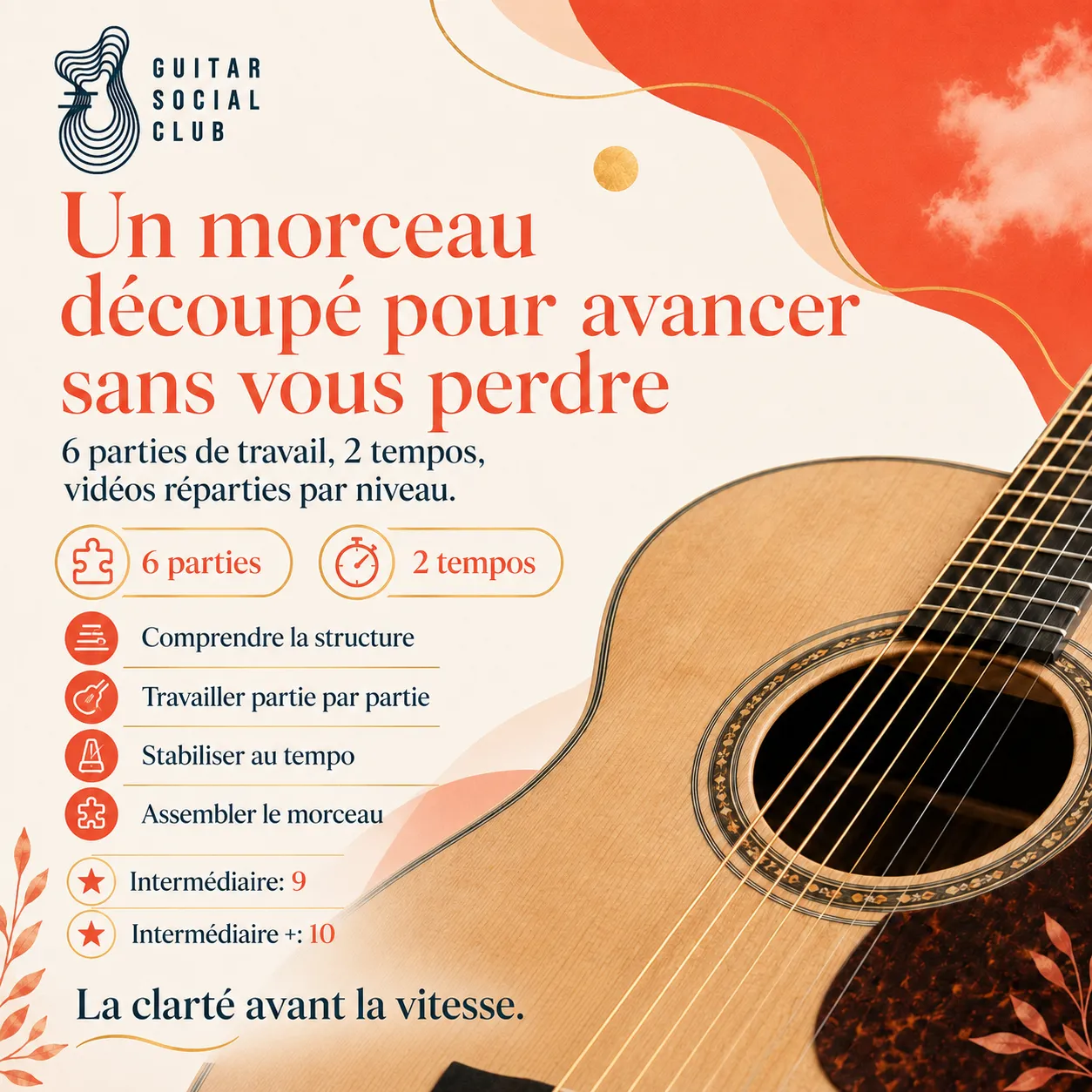 Découpage pédagogique du morceau No Surprises