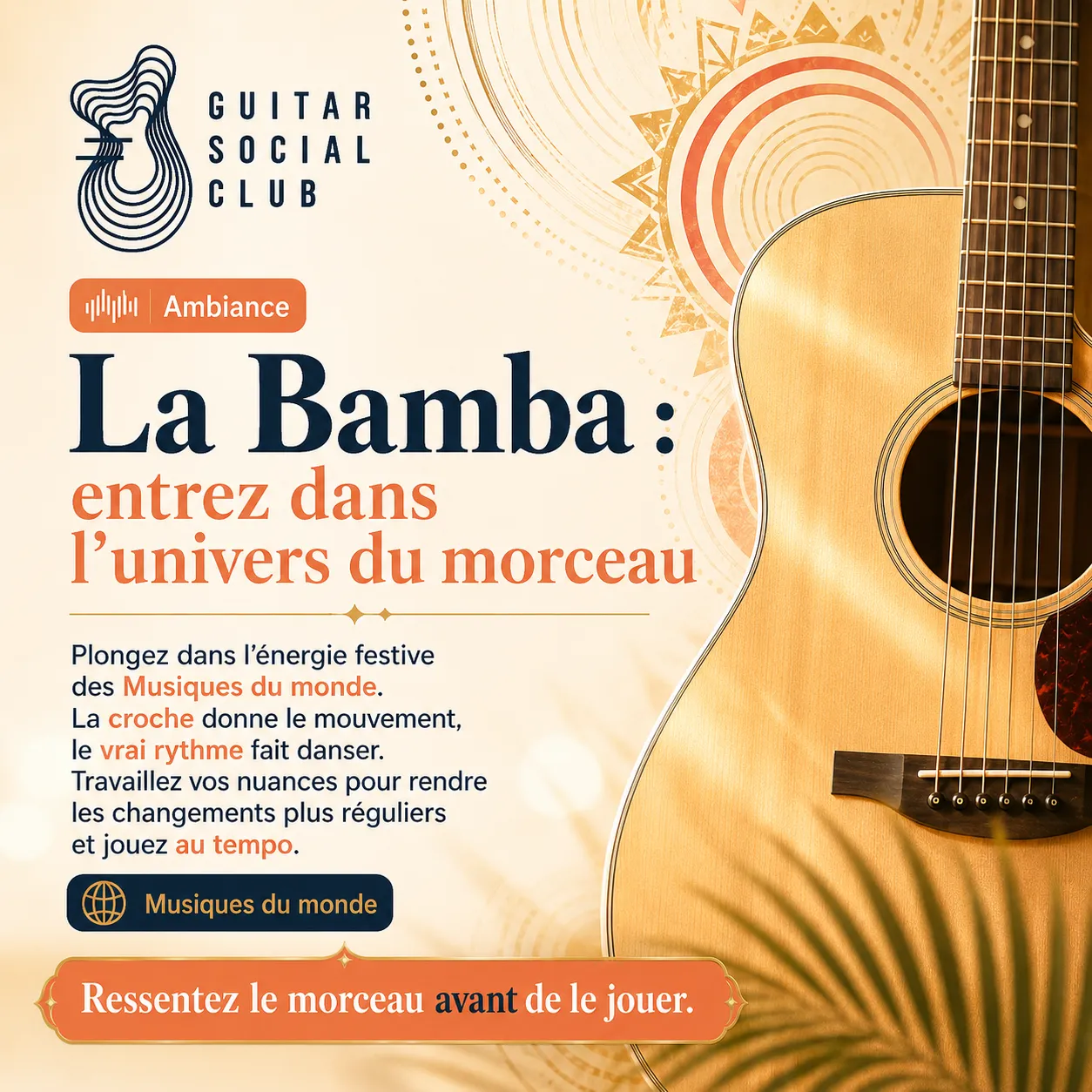 Parcours de travail GSC pour apprendre La Bamba