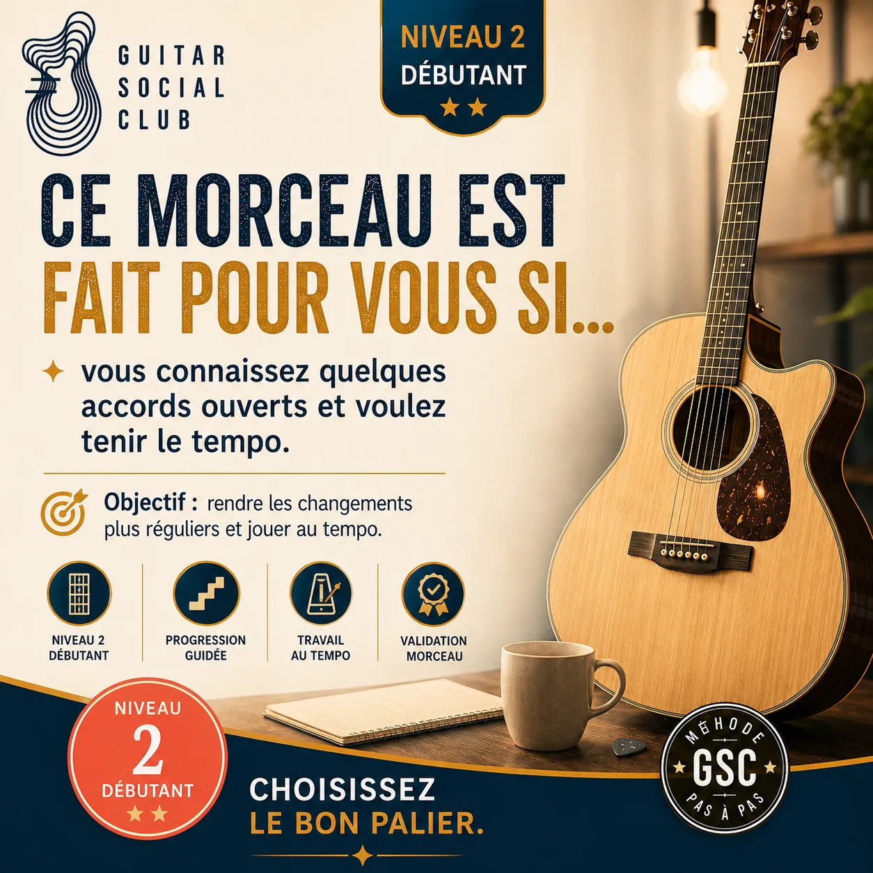Découpage pédagogique en sept parties pour If It Makes You Happy