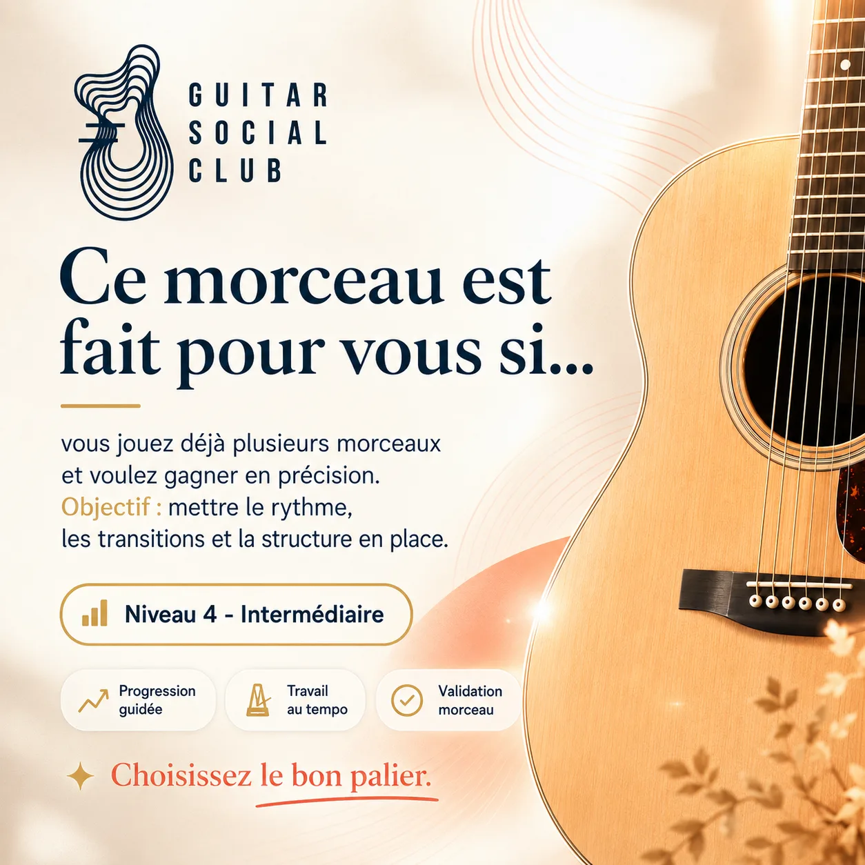 Diagnostic niveau et progression pour Nothing Compares 2 U