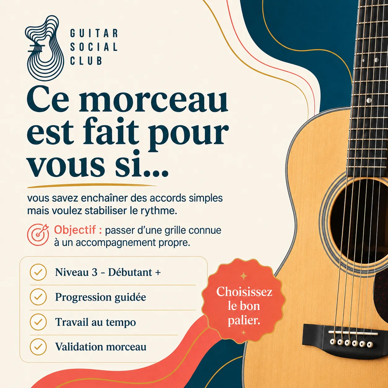 Diagnostic niveau débutant plus pour Stuck in the Middle with You