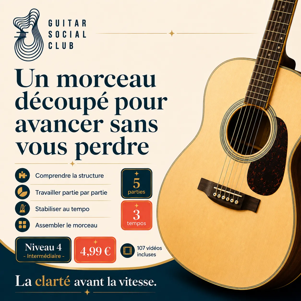 Découpage pédagogique du morceau Master Blaster