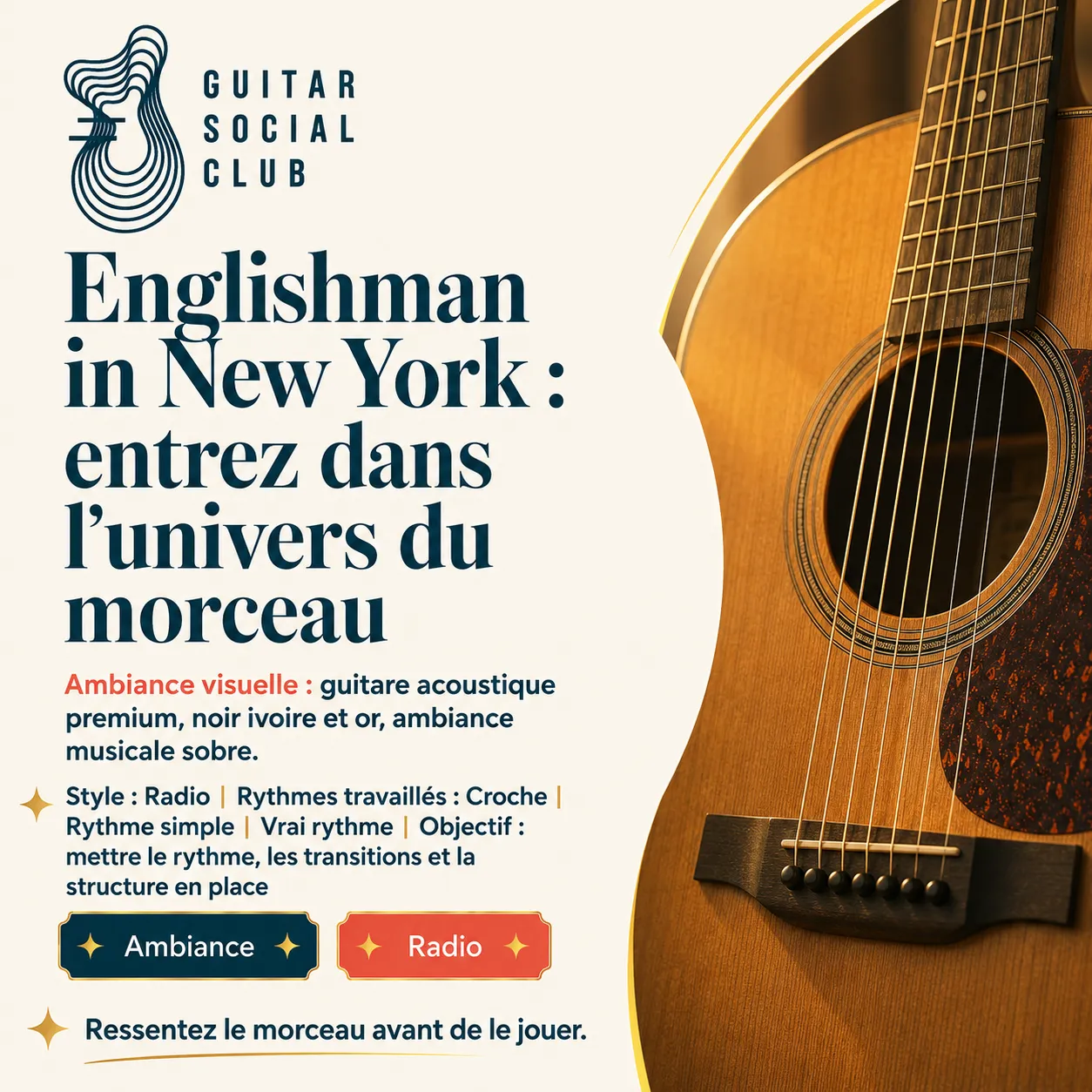 Ambiance musicale originale pour Englishman in New York sans pochette ni artiste