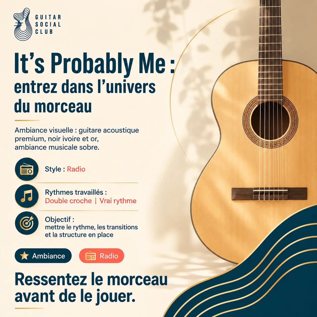 Ambiance musicale originale pour It's Probably Me sans pochette ni artiste