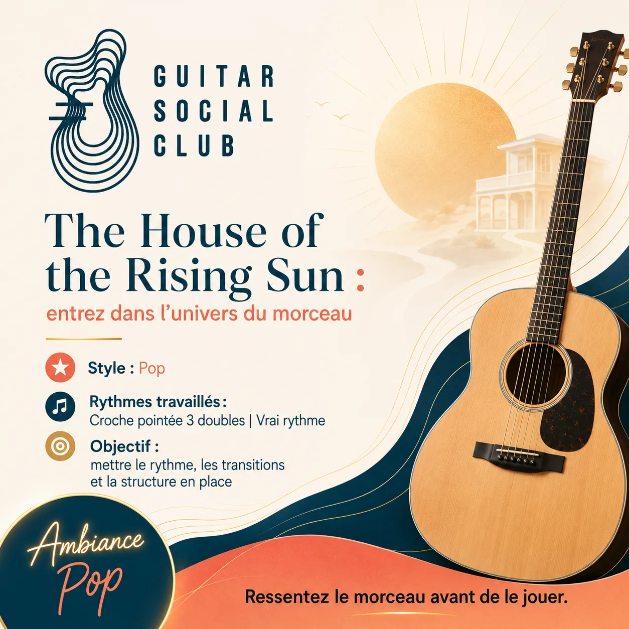 Ambiance musicale originale pour The House of the Rising Sun sans pochette ni artiste