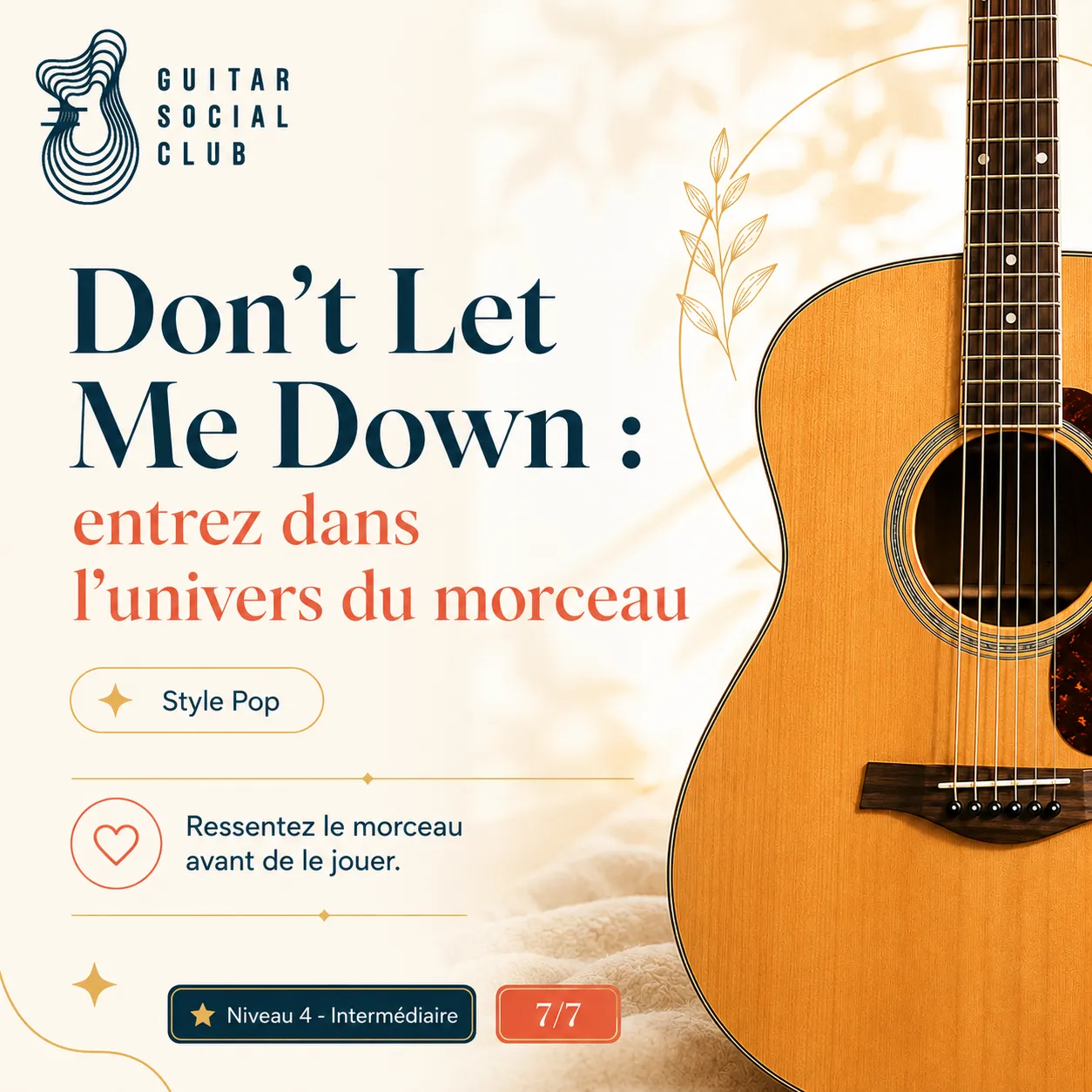Ambiance musicale originale pour Don't Let Me Down sans pochette ni artiste
