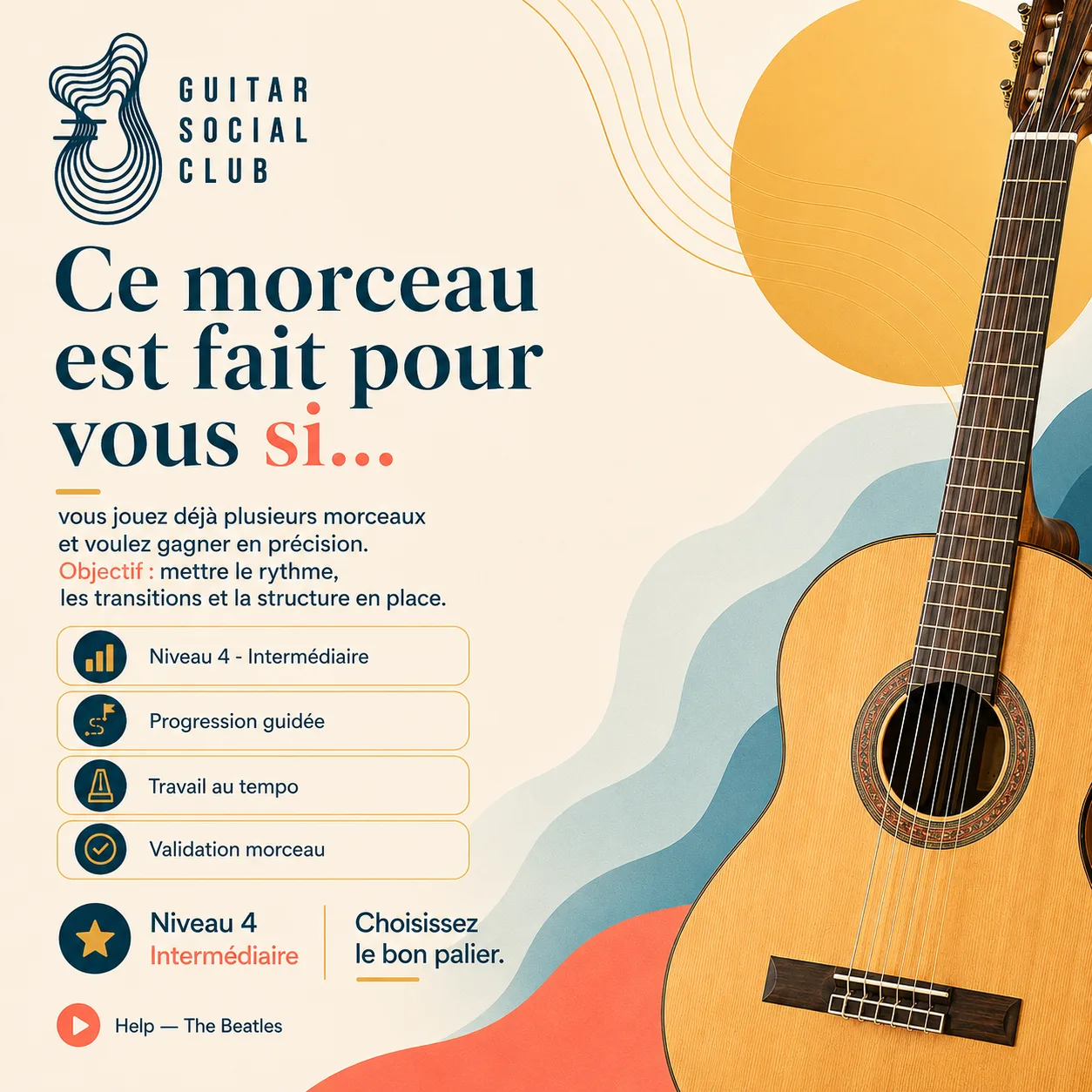 Diagnostic niveau et progression pour Help