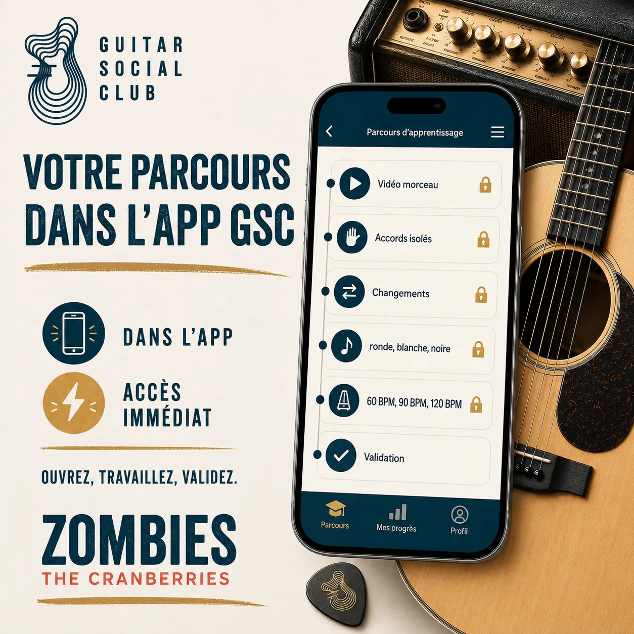 Diagnostic niveau et progression pour Zombie