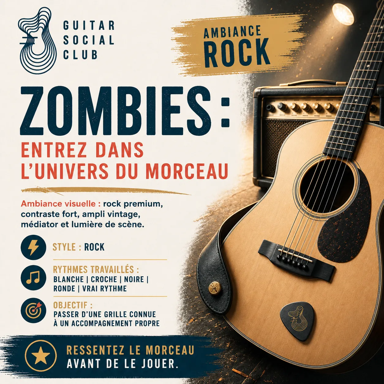 Découpage pédagogique du morceau Zombie