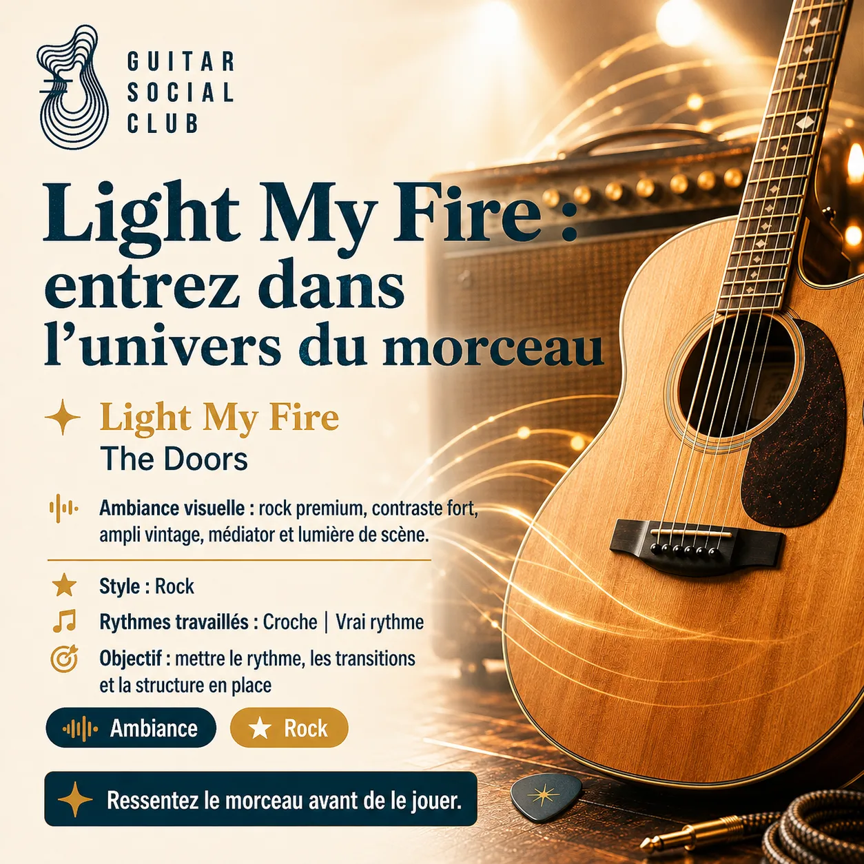 Ambiance musicale originale pour Light My Fire sans pochette ni artiste