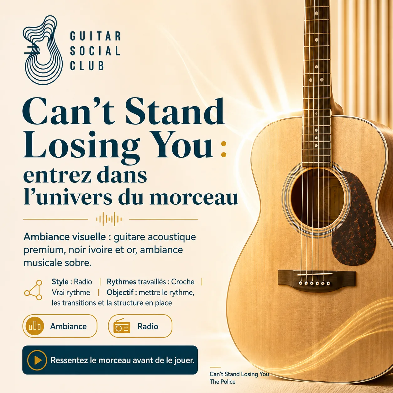 Ambiance musicale originale pour Can't Stand Losing You sans pochette ni artiste