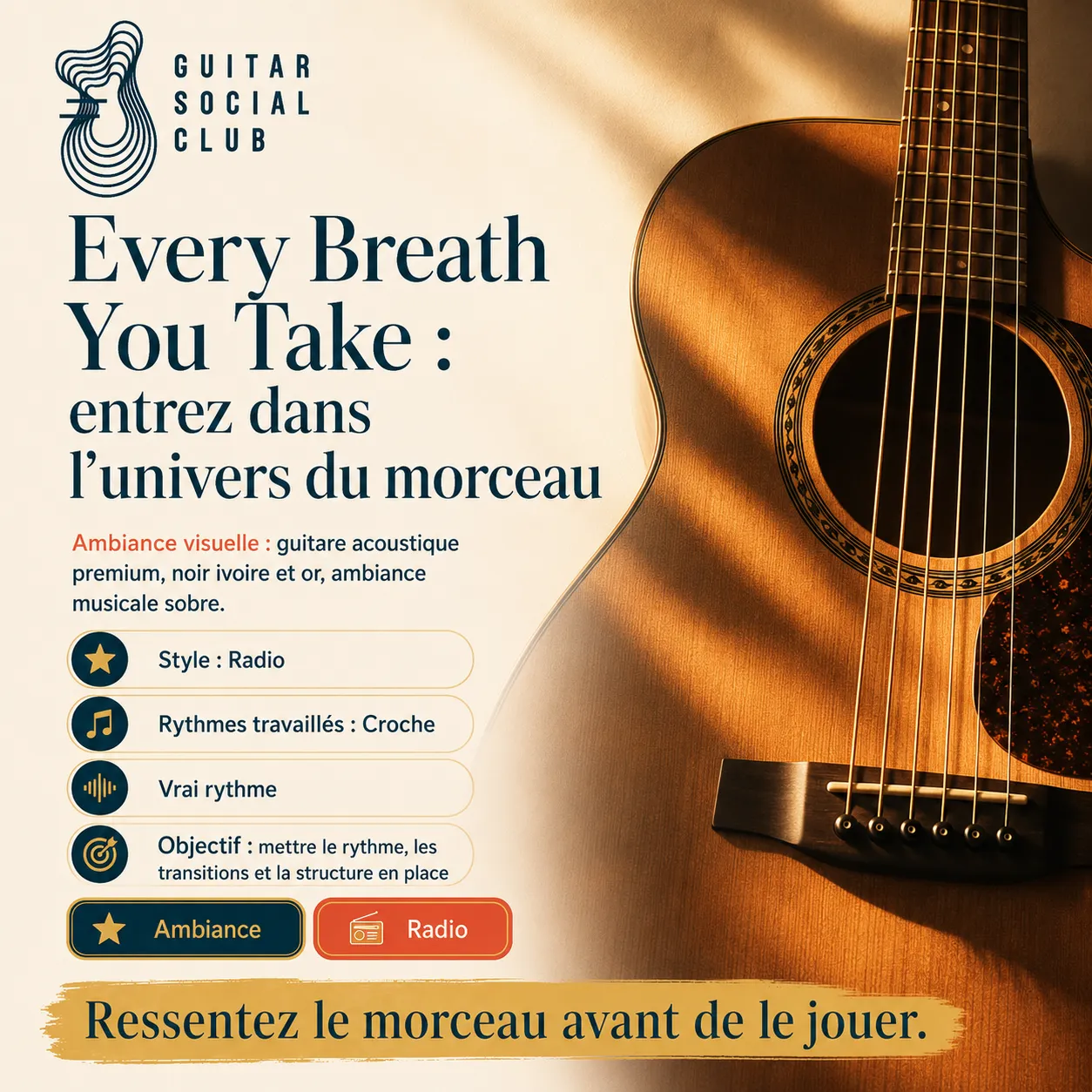 Ambiance musicale originale pour Every Breath You Take sans pochette ni artiste