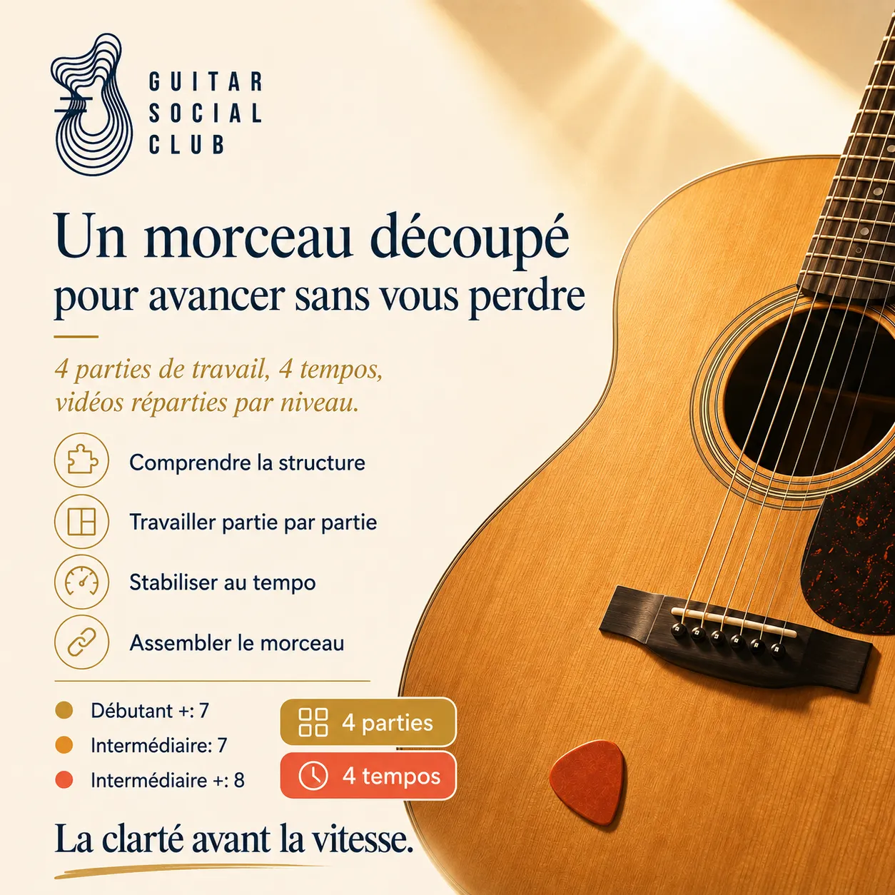 Découpage pédagogique du morceau Satisfaction