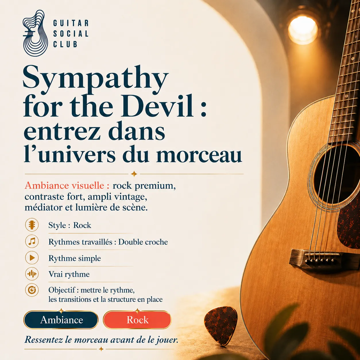 Ambiance musicale originale pour Sympathy for the Devil sans pochette ni artiste